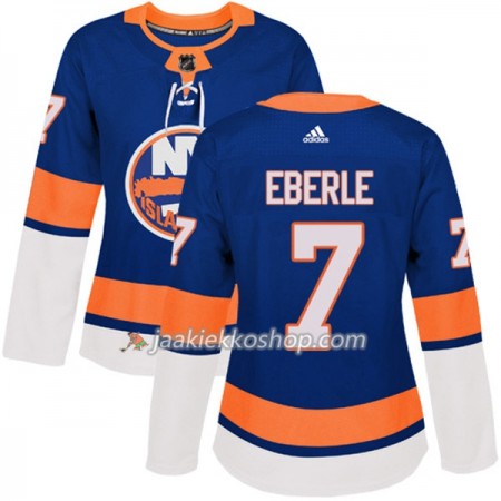 Nainen NHL New York Islanders Pelipaita Jordan Eberle 7 Adidas 2017-2018 Sininen Authentic